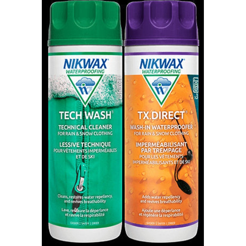 Nikwax Hardshell Duopack Wash-In Cleaner & Waterproofing Restorer
