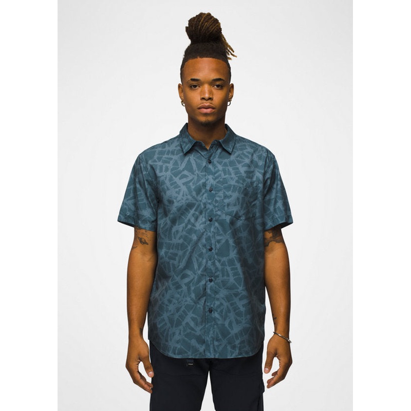 Prana Lost Sol Printed Short Sleeve Shirt Men's