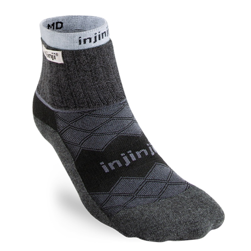 Injinji Men's Liner + Runner Mini-Crew Socks