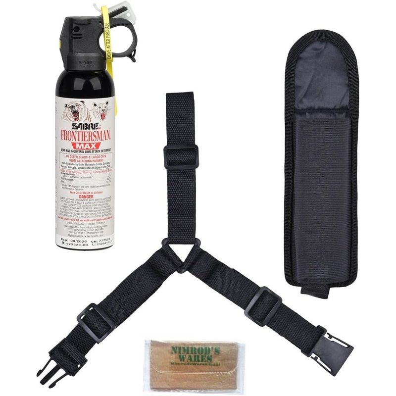 Frontiersman Bear & Mountain Lion Spray 7.9OZ With Holster
