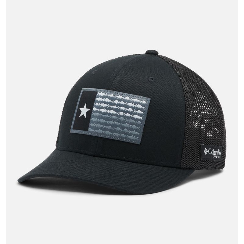 Columbia PFG Fish Flag Mesh Ball Cap