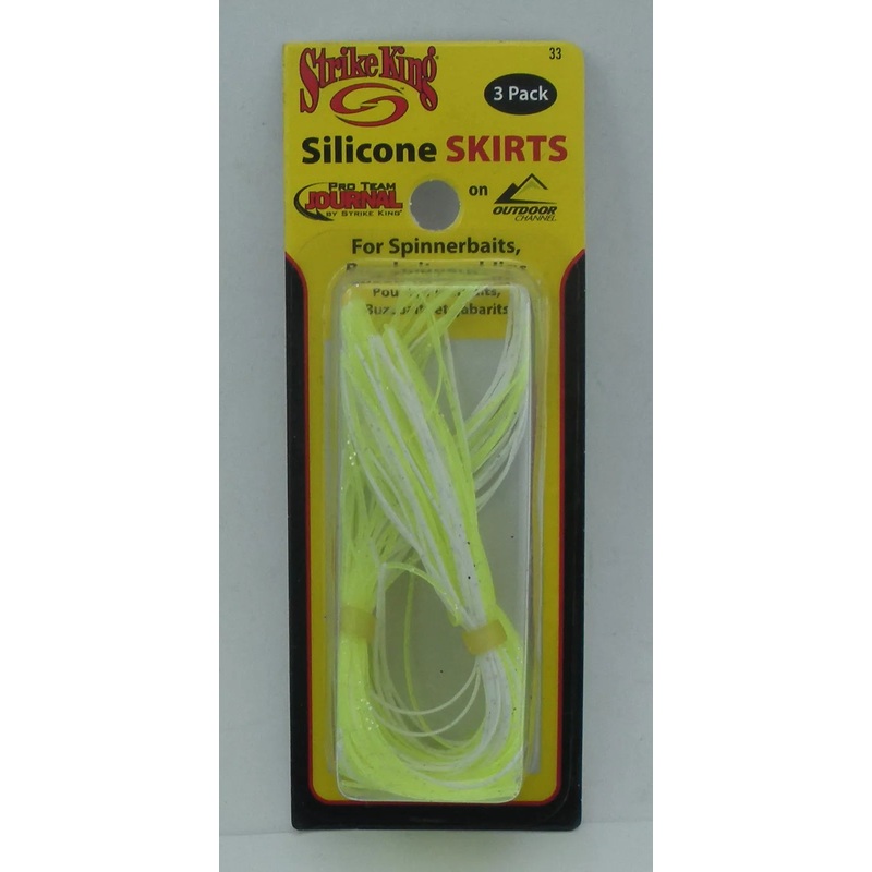Strike King 33-70 Chartreuse Silcone Skirt