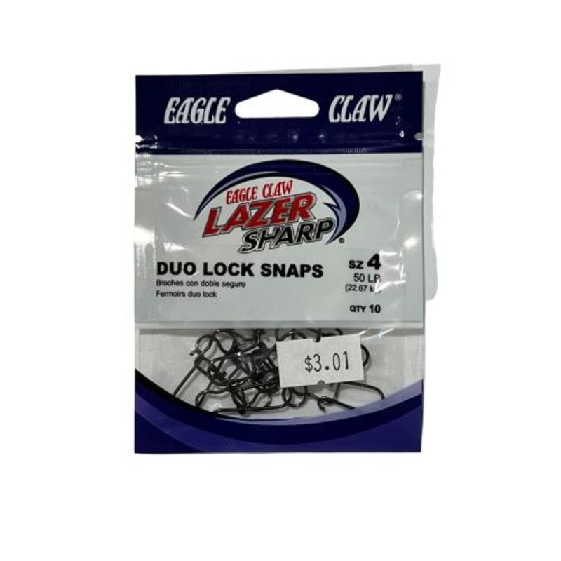 Eagle Claw Lazer Duo Lock Snaps