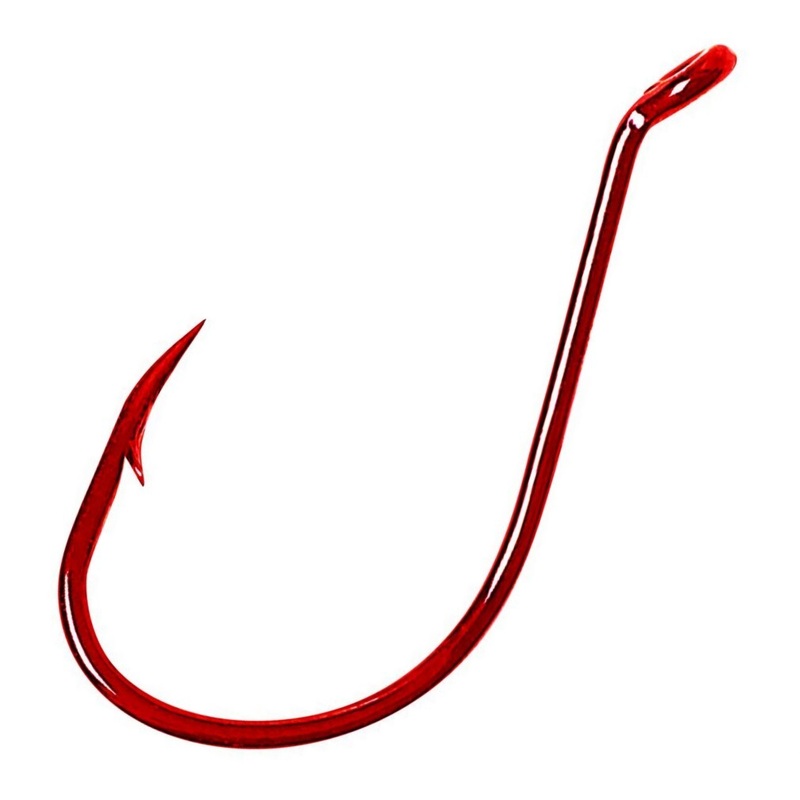 Eagle Claw Lazer Octopus Long Shank Offset Up Eye U-Pack Hooks