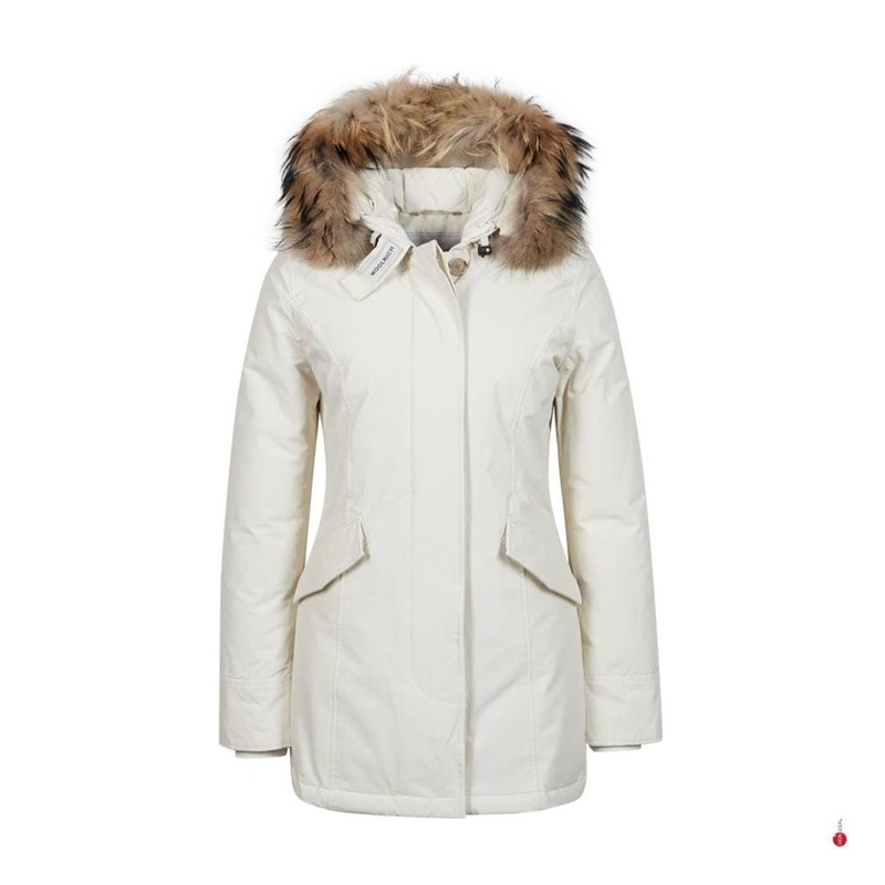 Woolrich Valentine Down Parka Women's Medium Frozen White