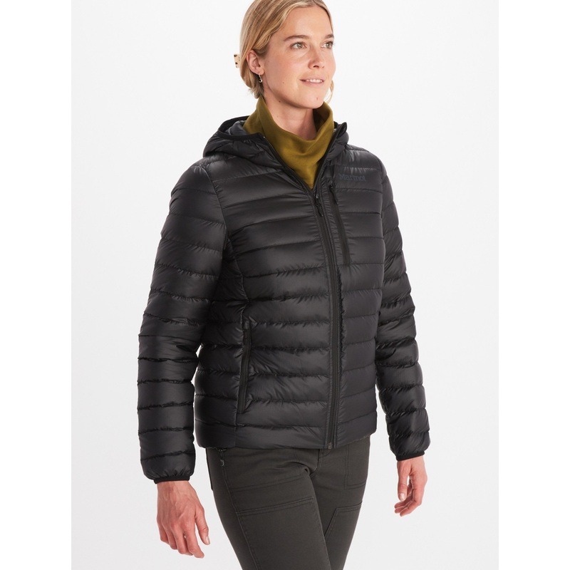 Marmot Highlander Down Hoody Women's Small Black Past Season Open Box