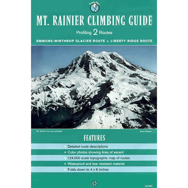 Mount Rainier 2 Route Climbing Guide Map
