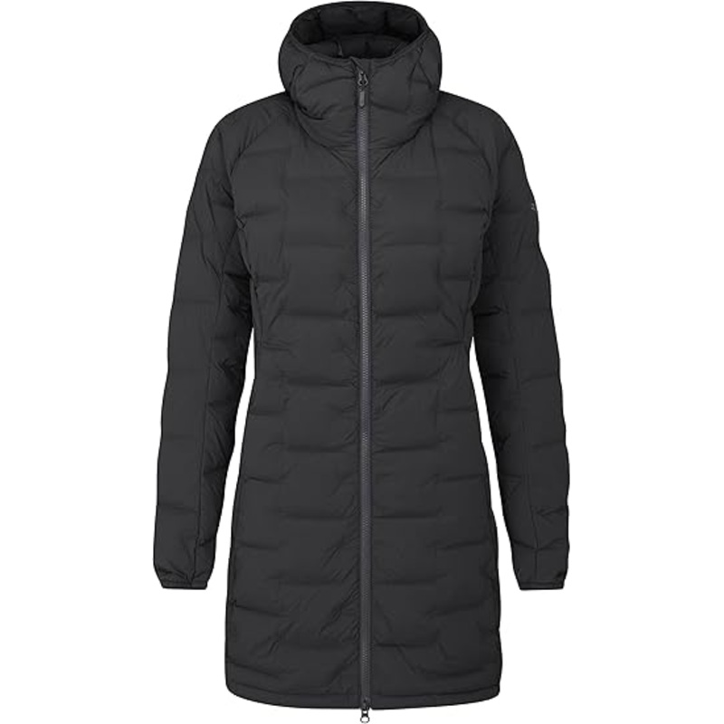 Rab Cubit Stretch Recycled Down Parka Women's X-Small Ebony
