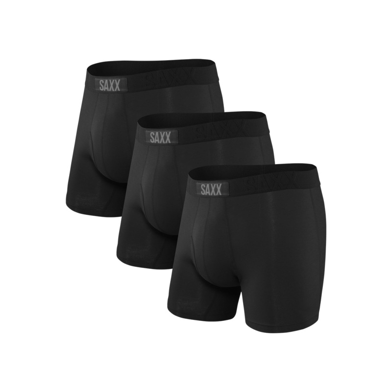 Saxx Ultra Boxer Brief With Fly Men's Small Black