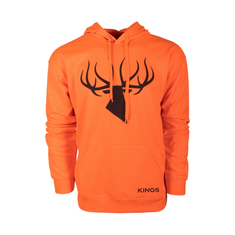 King's Camo Blaze Orange Poly Hoodie
