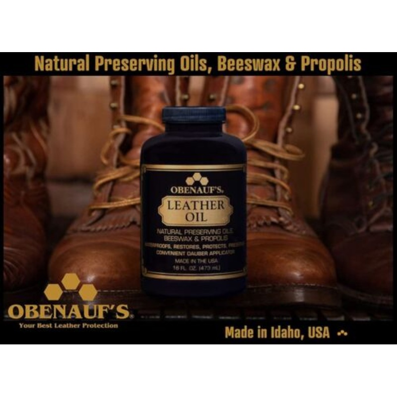 Obenaufs Leather Oil Conditions Restores Preserves Dry 16 Ounces