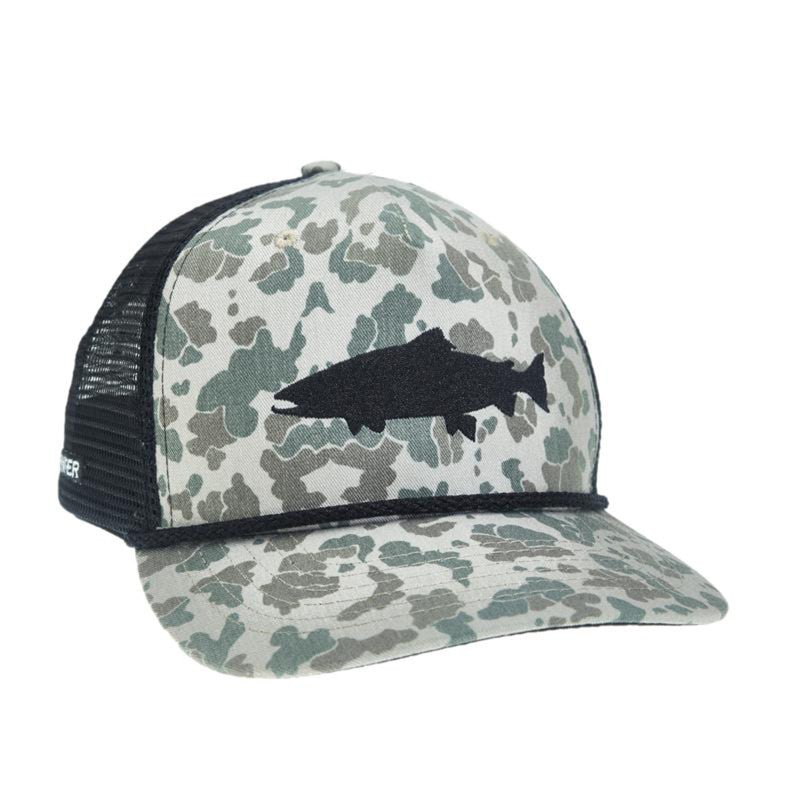 RepYourWater Camo Trout Retro Eco Twill Mesh Back Hat