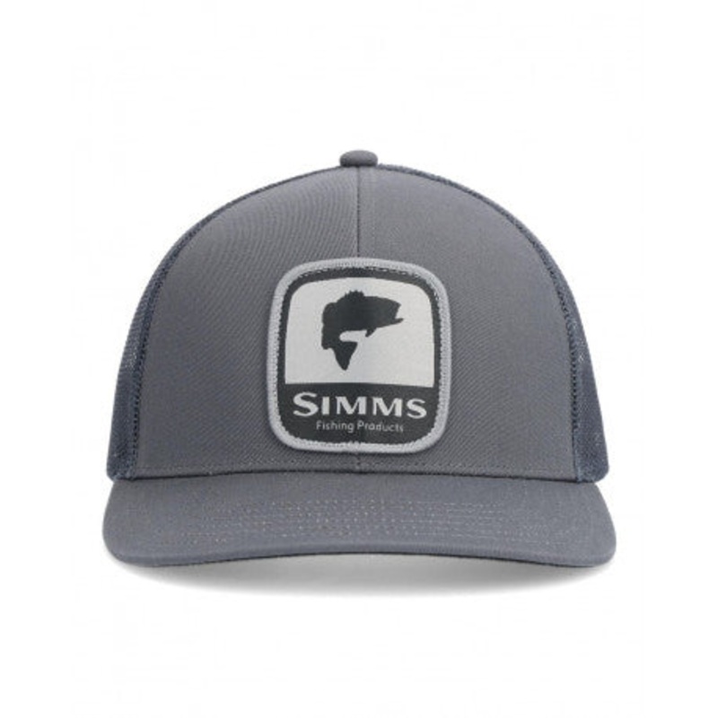 Simms Double Haul Icon Trucker Bass Gunmetal Cap