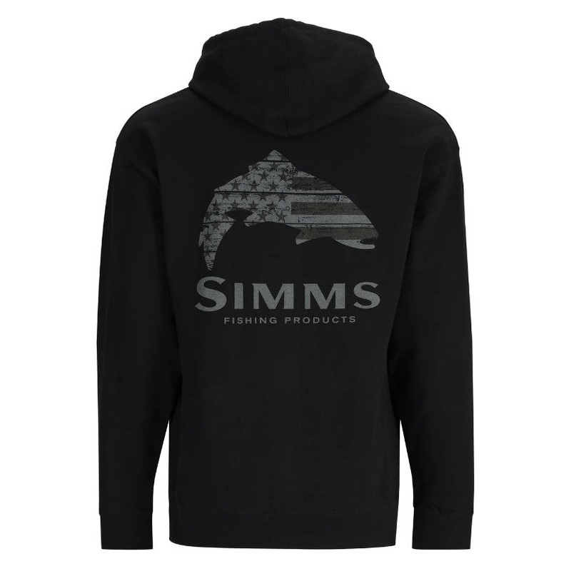Simms Wooden Flag Trout Hoodie