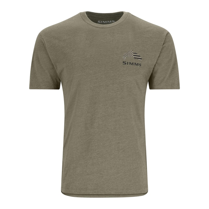Simms Wooden Flag Trout T-Shirt Men's