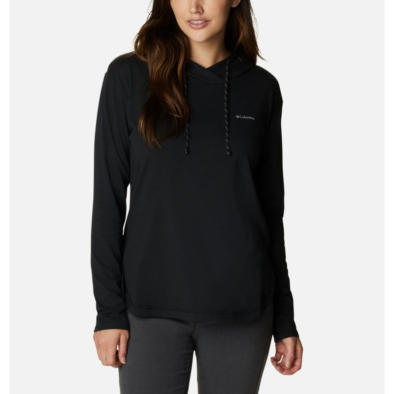 Columbia Pink Sun Trek Hooded Pullover Women 's