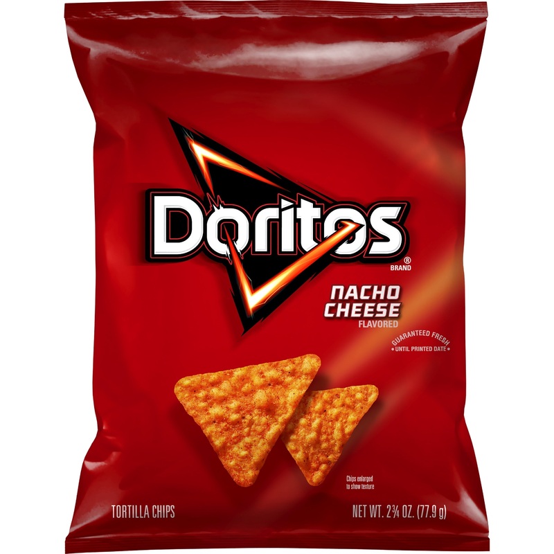 Doritos Nacho Cheese Flavored Tortilla Chips