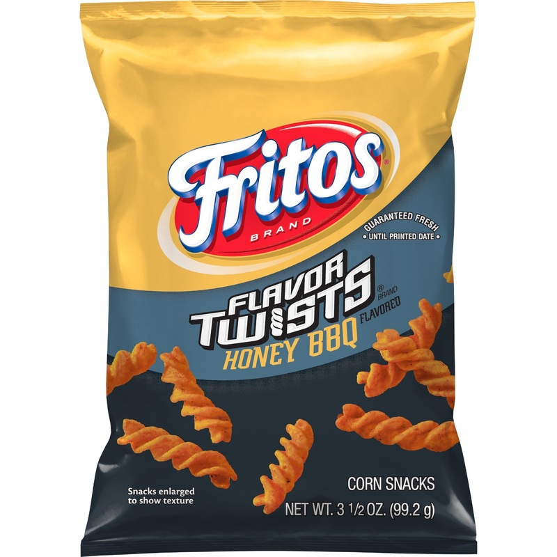Fritos Flavor Twists Honey Bbq Flavored Corn Snacks