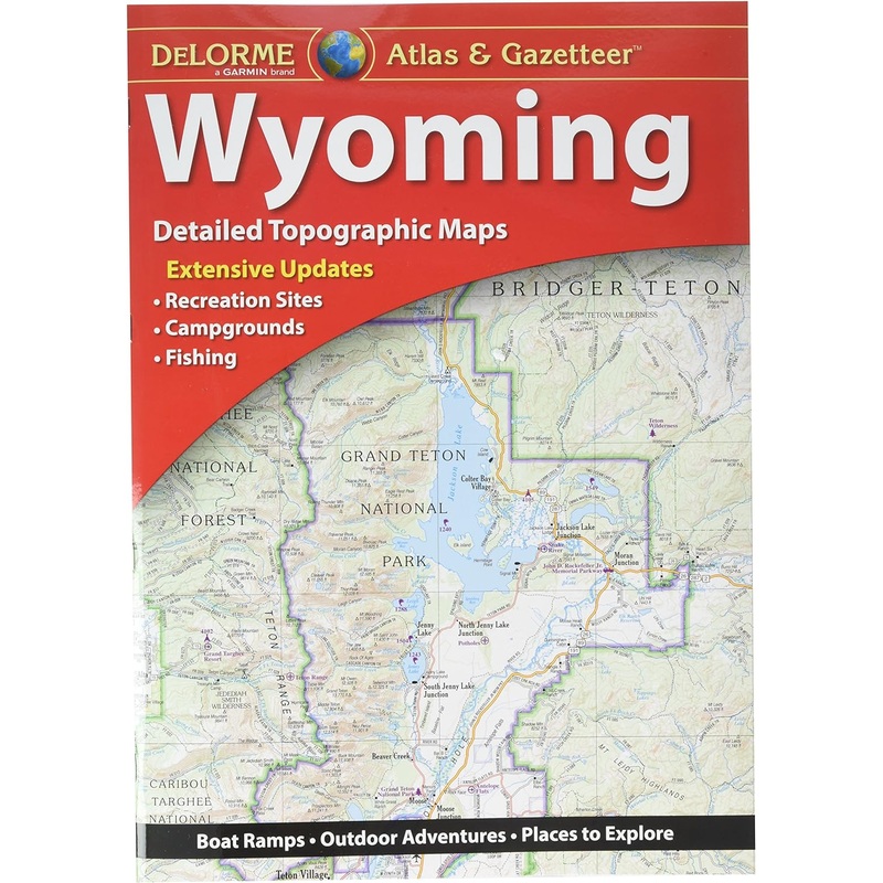 Garmin Delorme Atlas & Gazetteer Paper Maps - Wyoming