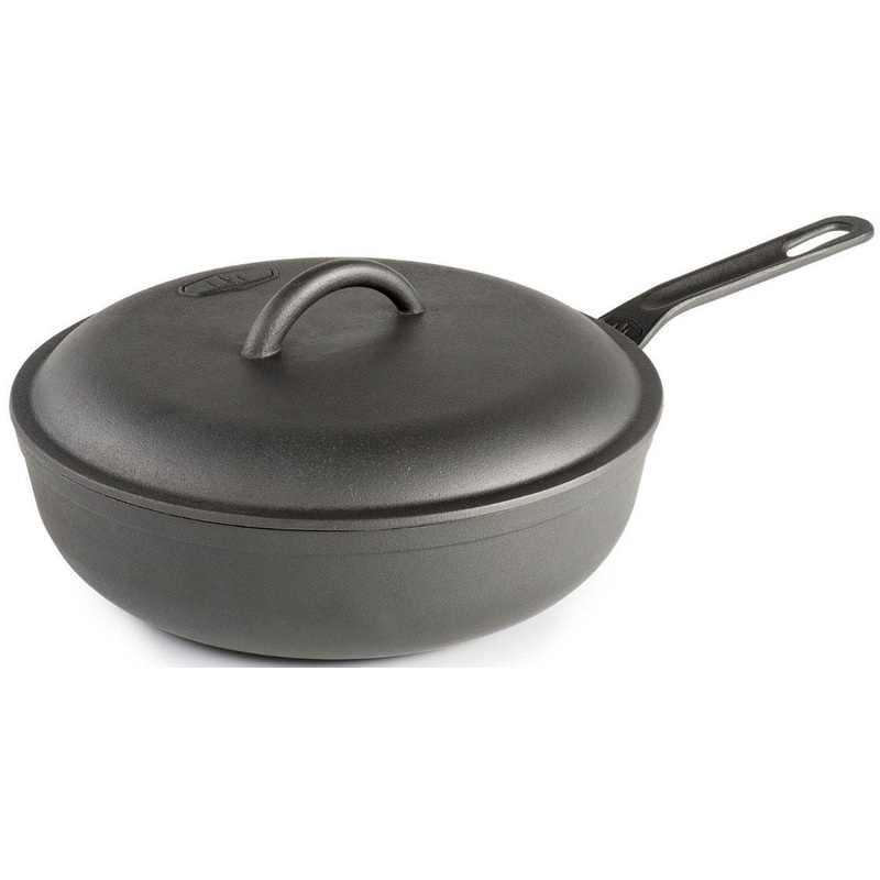 Guidecast Deep Cast Iron Skillet