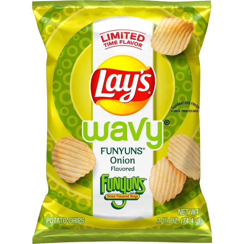 Lay's Wavy Funyuns Onion Flavored Potato Chips