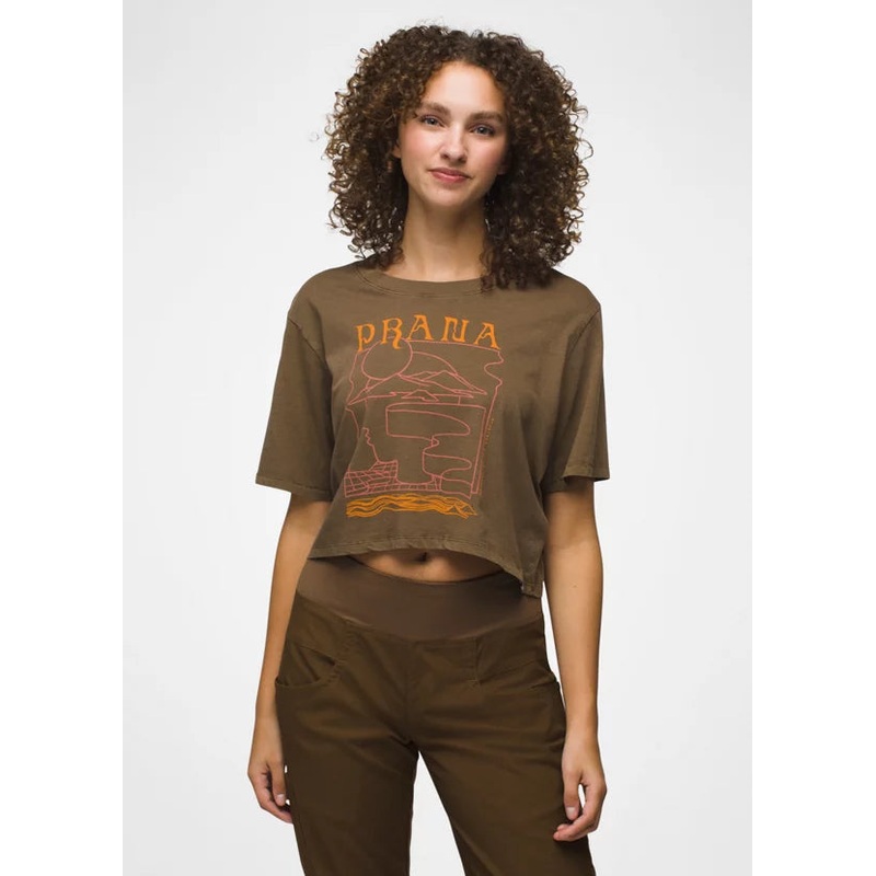 Prana Everyday VW Graphic Crop tee