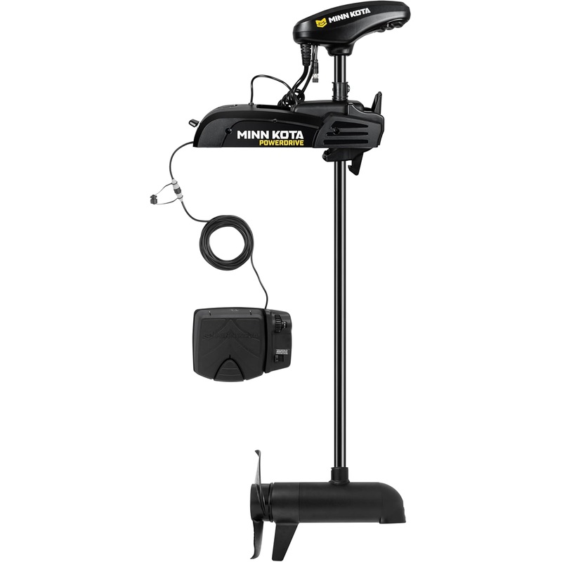 Minn Kota 1358470 PowerDrive 70 lb. Thrust, 60" Shaft, Dual Spectrum Chirp Sonar, Foot Pedal