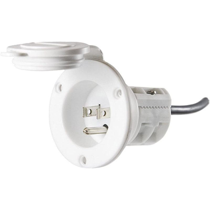 Minn Kota MKR-23 AC Power Port (White)