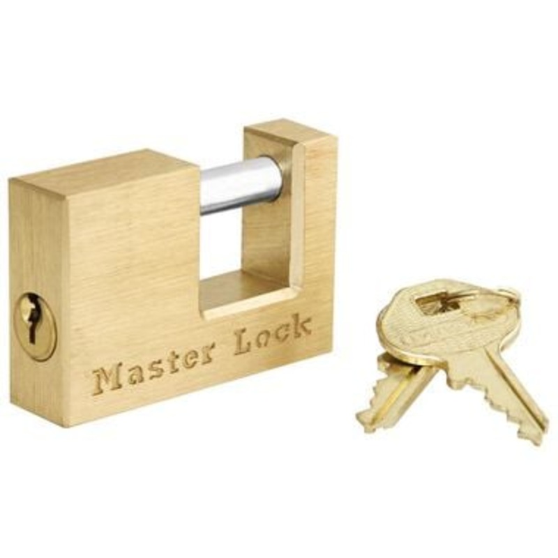 Master Lock Solid Brass Coupler Latch Lock with 3/4 in. (19mm) Shackle