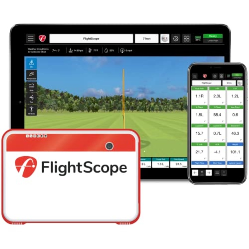 FlightScope Mevo+ GPS Launch Monitor and Golf Simulator with Pro Package  Mevo+ with Pro Package
