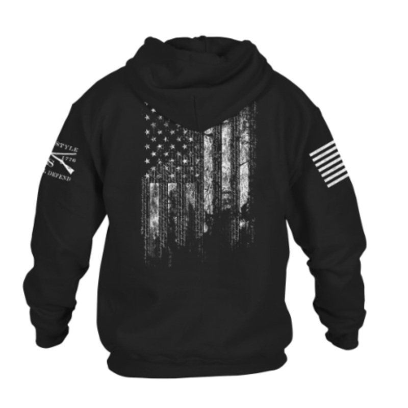 Grunt Style 1776 Flag Long-Sleeve Hoodie Men's