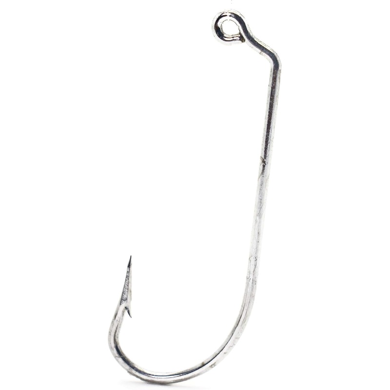 Mustad 34184D Classic O'Shaughnessy 60-Degree Bend Extra Long Shank Forged Duratin Jig Hook