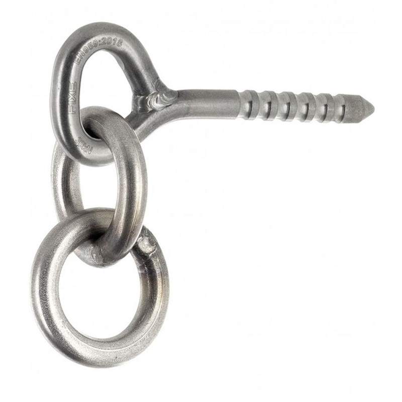 Fixe Glue In Bolt + 2 Rings SS316L 10*90mm