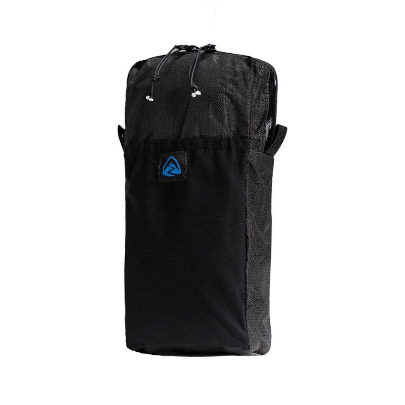 Bargain Shoulder Pouch w/ Zipper - Jet Black Robic