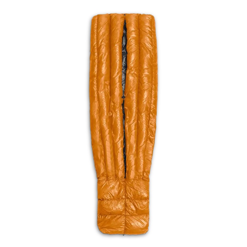 Bargain Summer Quilt / Winter Liner - 40F - Burnt Orange - Broad - Medium