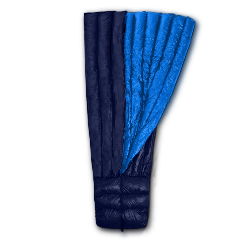 Bargain Summer Quilt / Winter Liner - 40F - Navy / Azure - Standard - Long