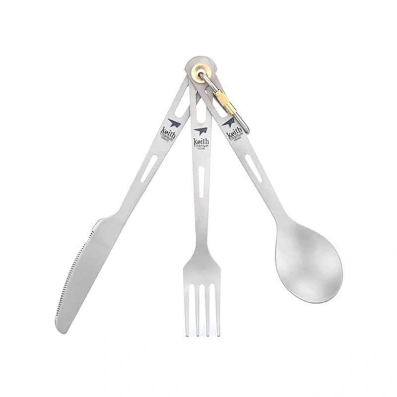 Keith 3 Piece Titanium Cutlery Set