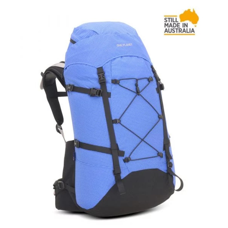 One Planet Extrovert 55L Hiking Backpack - Blue