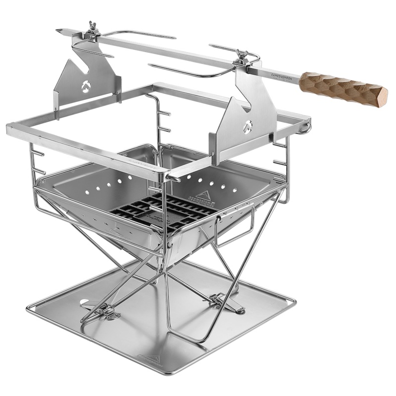 Campingmoon BBQ Rotating Rotisserie Rack