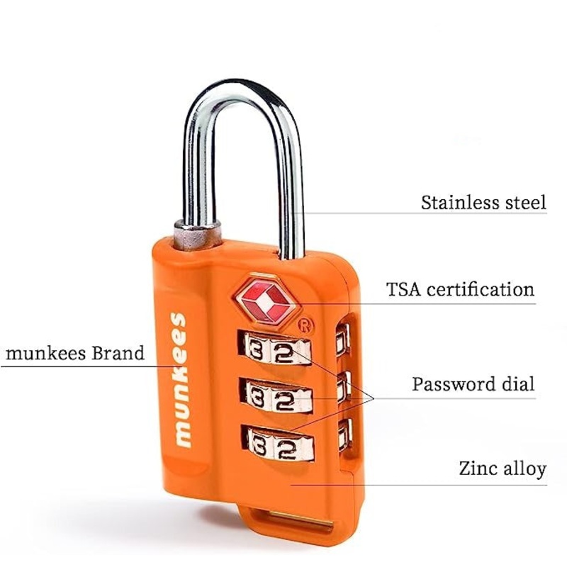 Munkees Combination Lock
