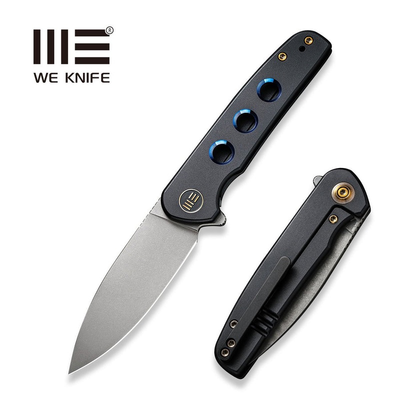 WEKNIFE Shakan Flipper Knife Titanium Handle