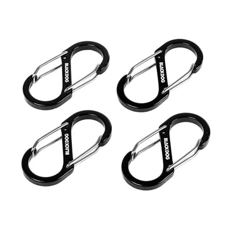 Blackdog Aluminum Alloy Double Head Hook 4pcs