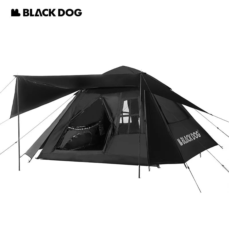 Blackdog Automatic Black Camping Tent 2.0 3-4 Person