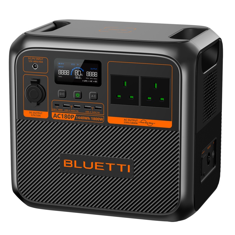 Bluetti AC180P Portable Power Station 1800W/1440Wh