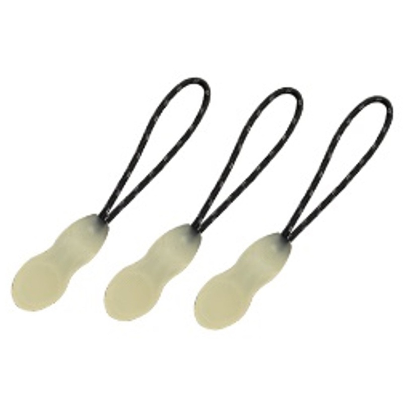 Munkees Peanut Zipper Puller Grey 3pcs