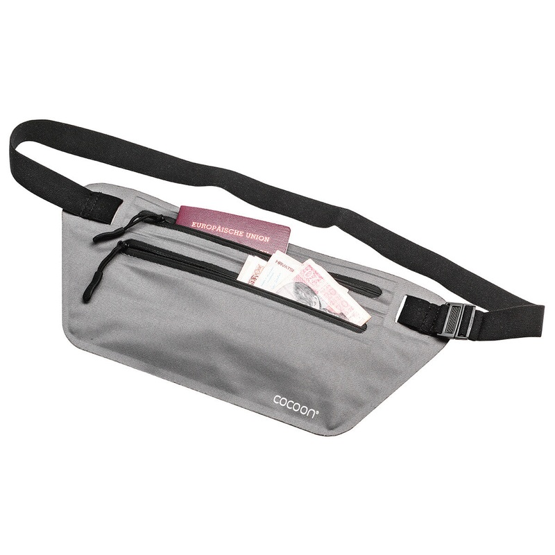 Cocoon Secret Waist Wallet Grey/Blue