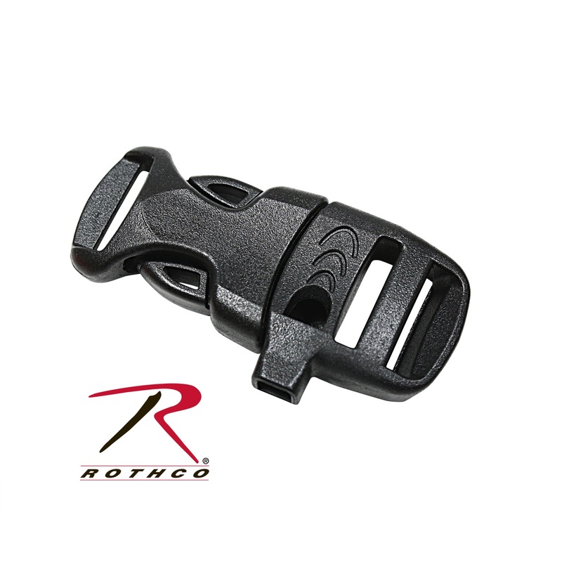 [CLEARANCE] Rothco Whistle Side-Release Buckle - 5/8"