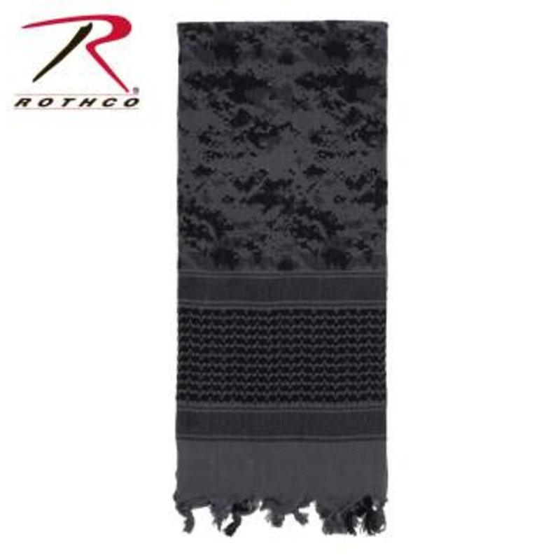 Rothco Digital Camo Shemagh Tactical Desert Keffiyeh Scarf