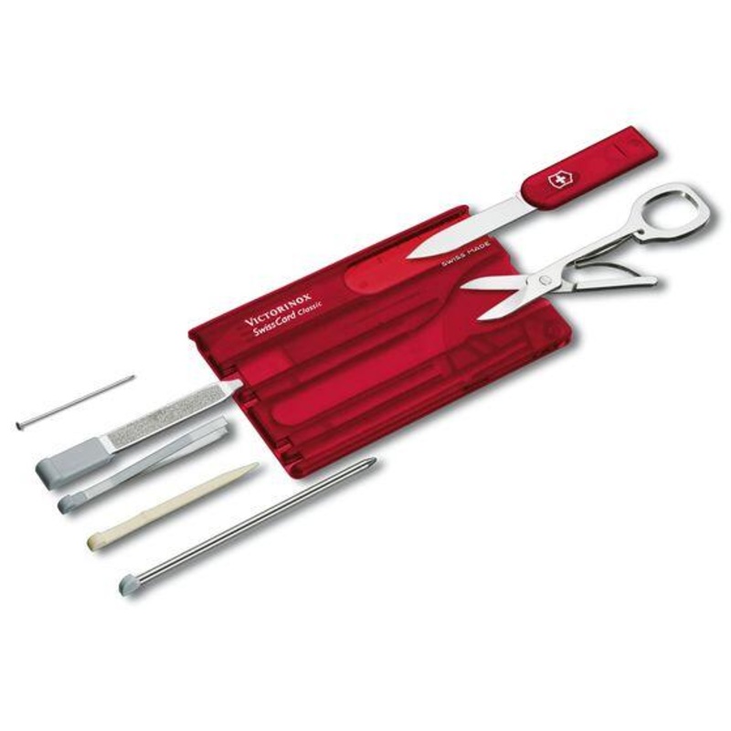 Victorinox Swisscard Classic Nailcare Red