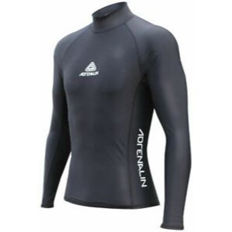[CLEARANCE] Land & Sea Adult Long Sleeves Rash Vest Black